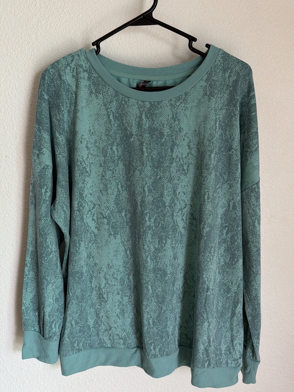 Mondetta Relaxed Seafoam Green Women's Crewneck Sweater